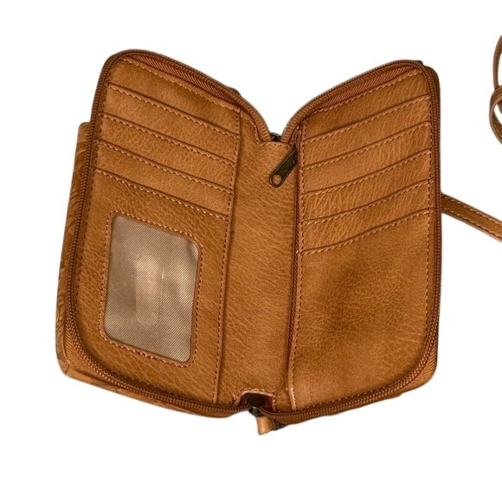 The Sak Brown Wristlet Clutch With Crossbody Strap - Picture 4 of 6